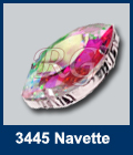 Swarovski Navette Sew On Crystal AB
